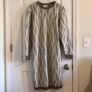 Vintage DLS International Acrylic Sweater Dress